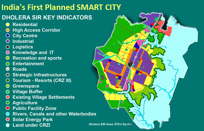 Current Development Status of Dholera SIR Smart City